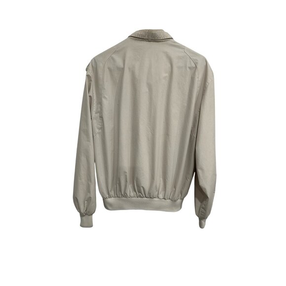 Vintage Members Only Beige Full Zip Jacket with Epaulets and Front Pockets - Picture 2 of 10